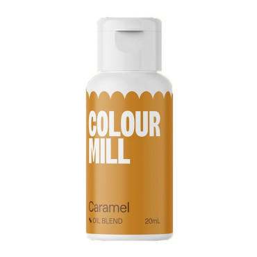 Colour Mill Barwnik olejowy do mas tłustych Caramel Karmelowy 20ml CMO20CAR