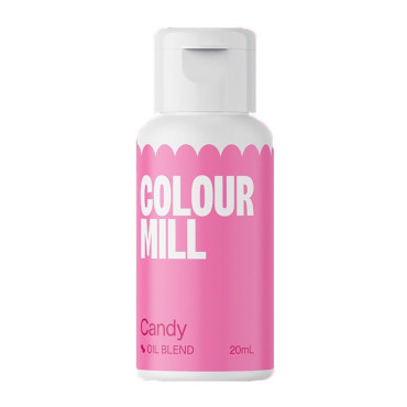Colour Mill Barwnik olejowy do mas tłustych Candy Różowy 20ml CMO20CAN