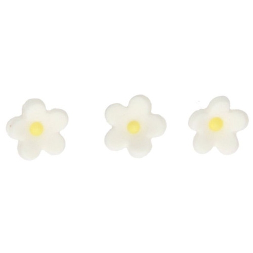Fun Cakes Cukrowa dekoracja do wypieków Mini Białe Kwiaty 56szt F50560