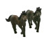 Figurka do dekoracji Koń brązowy 3D 11273