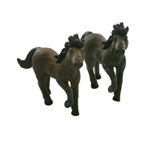 Figurka do dekoracji Koń brązowy 3D 11273