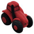 Figurka cukrowa na tort Traktor Czerwony 3D 1487