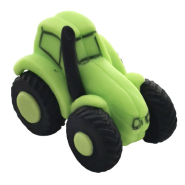 Figurka cukrowa na tort Traktor Zielony 3D 1488