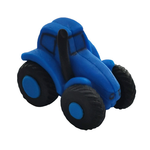 Figurka cukrowa na tort Traktor Niebieski 3D 1489