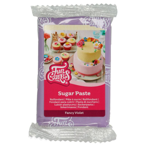 Fun Cakes Masa cukrowa lukier plastyczny Fioletowy Fancy Violet 250g F20195 bezglutenowy