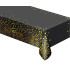 Obrus foliowy Czarny w złote groszki 274cm x 137cm PP512292