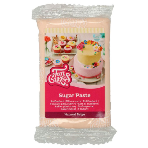 Fun Cakes Masa cukrowa lukier plastyczny Naturalny Beżowy Natural Beige 250g F20165 bezglutenowy