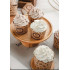 Sweet Baking Papilotki kubeczki papierowe do pieczenia brązowe Kraft Dots 50szt 11802