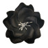 Dekoracja do ozdoby tortu Kwiat cukrowy Eustoma Czarna 8cm 11870
