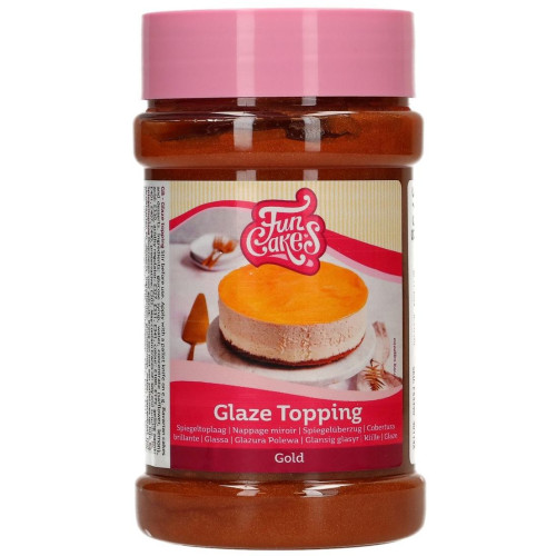 FunCakes Glazura nabłyszczająca Glaze Topping Złota 375g F54490