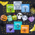 Serwetki papierowe Halloween Monsters 12szt mix 129708