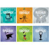 Serwetki papierowe Halloween Monsters 12szt mix 129708