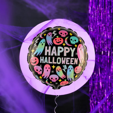 Balon foliowy do dekoracji Happy Halloween 45cm PP137420