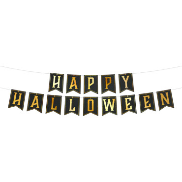 Baner Happy Halloween czarny 250cm PP512573