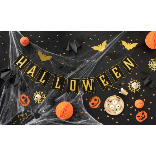 Baner Happy Halloween czarny 250cm PP512573