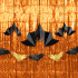 Dekoracje wiszące Halloween Nietoperze czarne 6szt PP512572