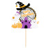 Topper do dekoracji wypieków Happy Halloween Duszki 11981