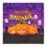 Zestaw Party XL Halloween Talerzyki kubki serwetki papierowe obrus komplet 31sztuk 12030