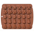Forma silikonowa do robienia czekoladek Święta Dzwonki Bałwanki Choinki 12167