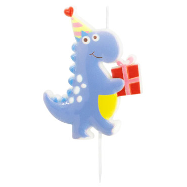 Świeczka urodzinowa Dinozaur Party 1szt  PP138281