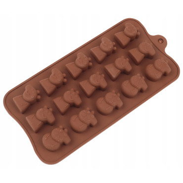 Forma do czekoladek pralinek silikonowa Świnka Peppa B3389