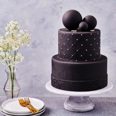 Fun Cakes Masa cukrowa do obkładania tortów Czarna Black 500g F20810