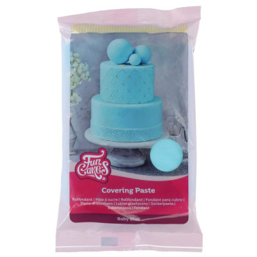 Fun Cakes Masa cukrowa do obkładania tortów Niebieska Baby Blue 500g F20815
