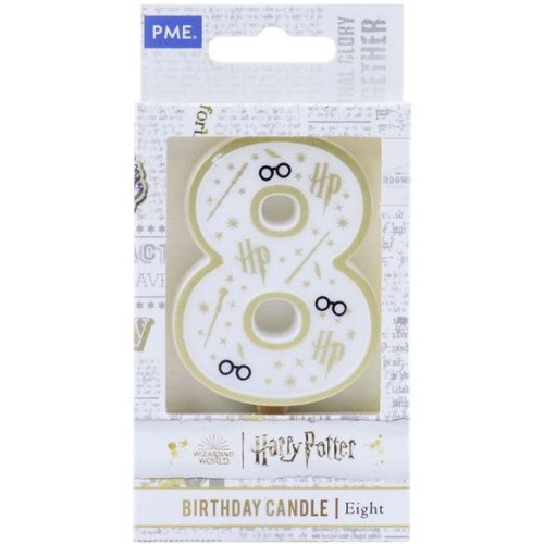 Świeczka urodzinowa Harry Potter "8" PME HPW138