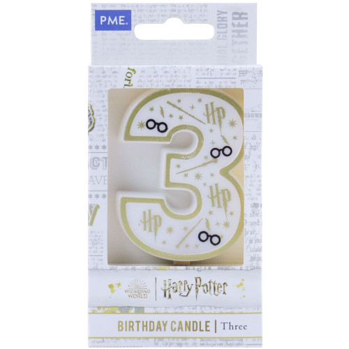 Świeczka urodzinowa Harry Potter "3" PME HPW133