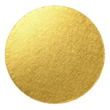 Azucren Podkład okrągły Złoty 30cm h:1,2cm AZ01445