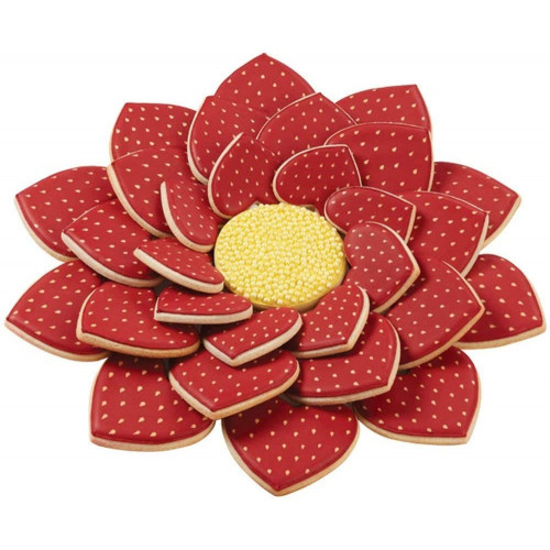 Foremki do wycinania ciastek dekoracji z masy Serca 6szt 12478 Sweet Baking