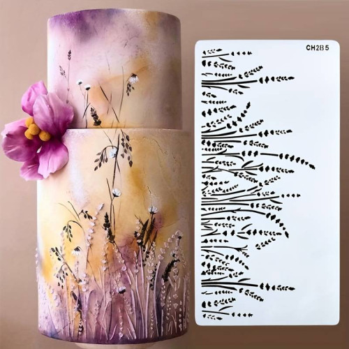 Szablon do aerografu kremu Meadow 30cmx15cm 12552