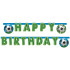 Baner papierowy Happy Birthday Piłka Nożna 200cm 93751