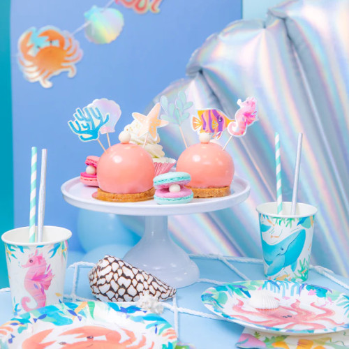 Toppery pikery do babeczek Ocean 5szt PP137239