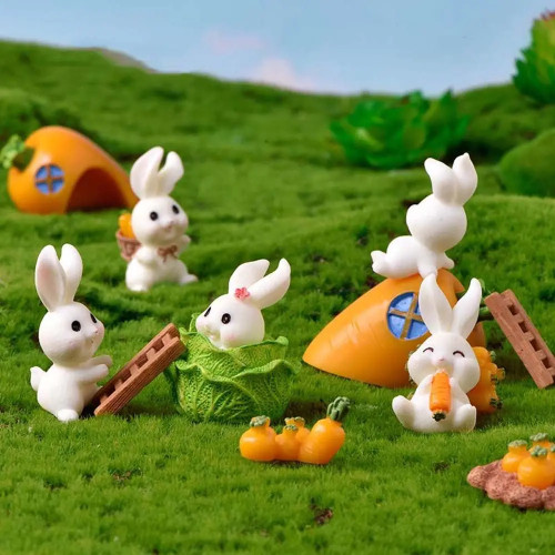 Figurka na tort Króliczek Zajączek 3D 12655