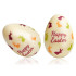 Czekoladowe jajka pisanki 3D Happy Easter 2 sztuki 12705