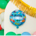 Balon foliowy okrągły Pojazdy Happy Birthday 45cm PP148693