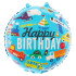 Balon foliowy okrągły Pojazdy Happy Birthday 45cm PP148693