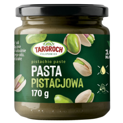 Pasta pistacjowa 100% do wypieków 170g Targroch