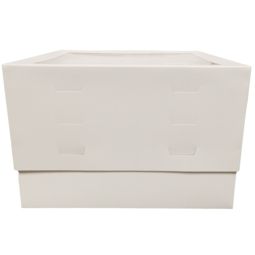 Azucren Pudełko z oknem na tort 30cmx30cm regulowana wysokość od 20cm do 30cm AZ01308