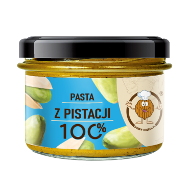 Pasta pistacjowa 100% do wypieków deserów 180g Dobry Orzech