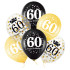 Balony imprezowe na "60" 6szt PP400156