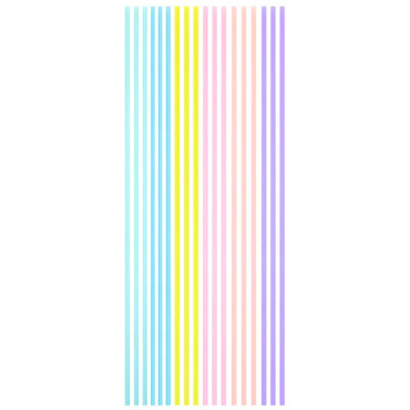 Świeczki urodzinowe długie Pastele cienkie 18 sztuk dł.16,5cm PP137710