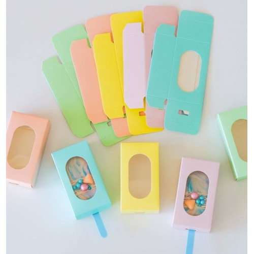 Pudełka na ciastka cakesicle Pastel Green 10szt SM205756 Simply Making