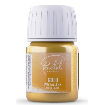 Fractal Farbka metaliczna do malowania Gold Złota bezglutenowy