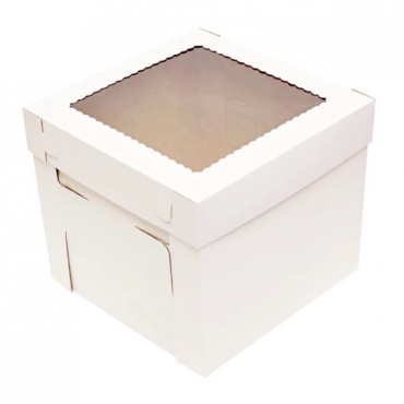 Azucren Pudełko z okienkiem na tort 25x25x15cm AZ00261