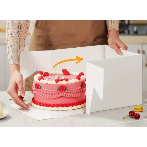 Azucren Pudełko z okienkiem na tort 25x25x15cm AZ00261