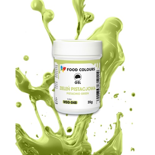 Food Colours Barwnik w żelu Zieleń Pistacjowa 35g WSG-048