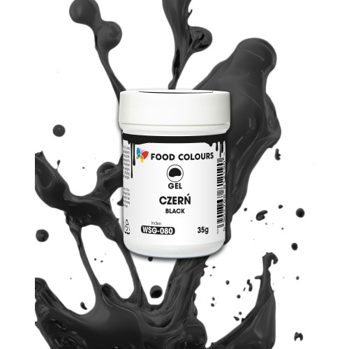Food Colours Barwnik w żelu Czarny 35g WSG-080