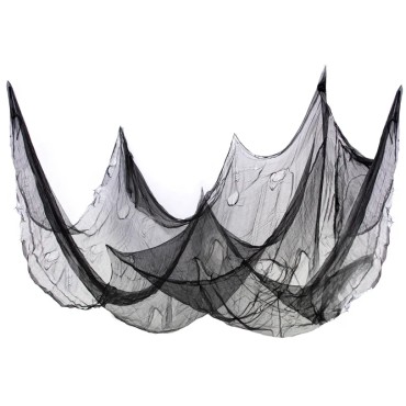 Dekoracja na stół Halloween czarna 210x300cm PP136294